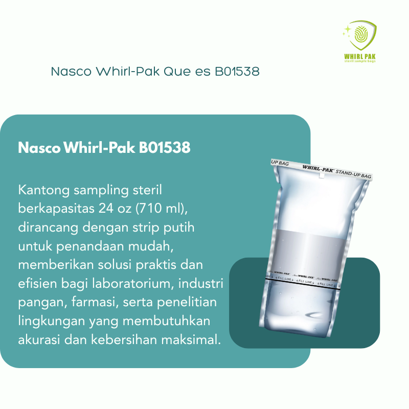 Nasco Whirl-Pak Que es B01538